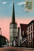 Delcampe - CPA - TALLINN - Olevesti Kirik. Reval. St. Olaikirche. - Edition R. V. D. L.I R. (Affranchissement TP.) - Estland