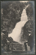 Delcampe - Stalheim - Stalheimsfossen Around 1924 With Visitors - Norwegen