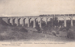 Delcampe - CHALINDREY VIADUC DE TORCENAY SUR LE SAULON LIGNE PARIS BELFORT - Chalindrey