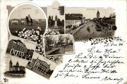 Delcampe - Üdvözlet Debreczenrol - Litho - Ungarn