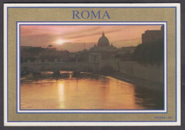 Delcampe - 120153/ ROMA, Tramonto Sul Tevere - Fiume Tevere