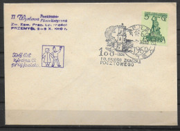 Delcampe - POLOGNE Lettre 1960  Przemysl 100 Ans De La Poste - Post