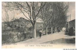 Delcampe - CAR-ADLP16-0985-84 - CADENET - Avenue Philippe De Girard - Cadenet