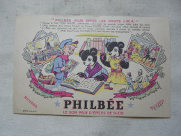 Delcampe - VIEUX PAPIERS - BUVARD : PHILBEE - Le Bon Pain D'Epices De Dijon - Cake & Candy