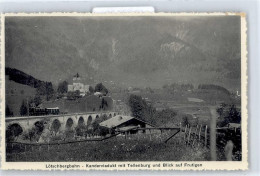 Delcampe - 3714 Frutigen - Lötschbergbahn, Kander-Viadukt Mit Tellenburg - 50774321 - Frutigen