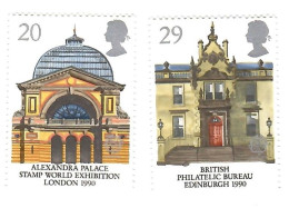 Delcampe - Europa 1990 ** Grande Bretagne N° 1455/ 1456 Ets Postaux - 1990