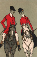 Delcampe - P-26-3880  JMT2 : CARTE ILLUSTREE. EDITION DRUCK U. VERLAG. LES CAVALIERS.  COUPLE - Reitsport