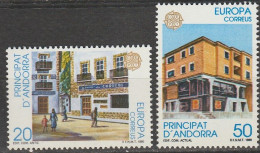 Delcampe - Europa 1990 **  Andorre Espagnol N° 204/ 205 Ets Postaux - 1990