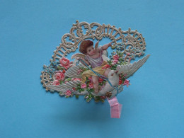 Delcampe - Engel / Duif ( Pigeon / Angel ) ( 1 Stuk ) Anno 19?? ( Zie / Voir Photo : Format +/- 8 X 9 Cm.) ! - Engel