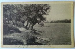 Delcampe - CPA 07 LE TEIL Le Rhône TB PLAN FLEUVE + Pont Au Fond - Le Teil