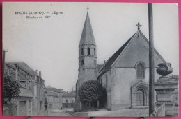 Delcampe - Visuel Très Peu Courant - 78 - Epone - L'Eglise - Clocher Du XII° - Très Bon état - Epone