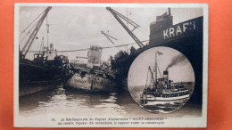 Delcampe - CPA (44) Nantes. Le Renflouement Du Vapeur D'excursions "Saint Philibert"  (T.089) - Nantes