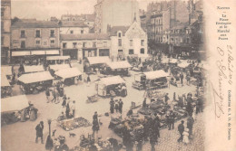 Delcampe - ¤¤   -    NANTES   -   La Place Bretagne Et Le Marché Aux Puces     -   ¤¤ - Nantes