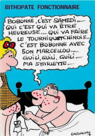Delcampe - CPSM Lassalvy Pin Up érotisme Nude Nu Féminin Femme Nue Non Circulée Risque Glamour Humour Pétanque - Lassalvy