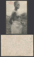 Delcampe - Dahomey Old Postcard Young Dahomean Native Black Woman Lady, Belly Scarification - Dahome