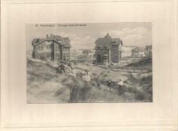 Delcampe - Duinbergen Photo Collee Sur Carton (15x20 - Heist