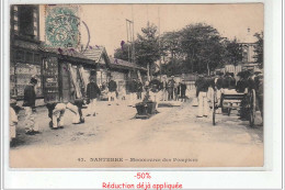 Delcampe - NANTERRE - Manoeuvres Des Pompiers - Très Bon état - Nanterre