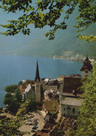 Delcampe - Österreich Hallstatt Oberösterreich Dorfansicht Am See Kirche Berge #SBB298 - Hallstatt