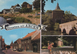 Delcampe - Nederland Arcen Multi Zicht Kasteel Dorpsstraat Landschap Met Mensen #SAP254 - Other & Unclassified