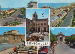 Delcampe - Italia Senigallia Panoramica Urbana Architettura Storica E Lungomare #SAB164 - Senigallia