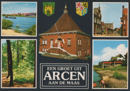 Delcampe - Nederland Arcen Collage Dorpsgezichten Maas Bos En Architectuur #SAP253 - Other & Unclassified