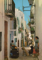 Delcampe - España Peñiscola Valencia Calle Típica Arquitectura Blanca Escena #PAC204 - Málaga