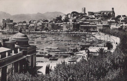 Delcampe - France Cannes Vue Panoramique Sur Le Port La Ville Et Le Real Photo #SCD192 - Cannes