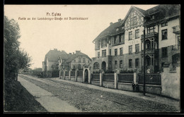 Delcampe - AK Pr. Eylau, Partie In Der Landsberger-Strasse Mit Beamtenhäusern - Ostpreussen