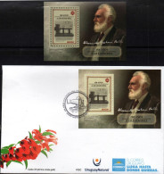 Delcampe - Uruguay 2026 ** + FDC 150 Years Since Alexander Graham Bell Patented The Telephone. - Télécom