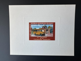 Delcampe - Madagascar Madagaskar 1977 Mi. 835 Epreuve De Luxe Proof Transport Postal PTT Camion Truck Poste - Post