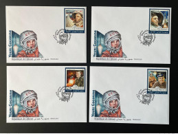 Delcampe - Djibouti Dschibuti 2016 Mi. 1189 - 1193 FDC 1er Jour Youri Gagarine Yuri Gagarin Space Espace Raumfahrt - Dschibuti (1977-...)