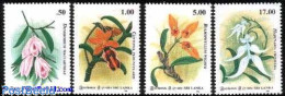 Delcampe - Sri Lanka (Ceylon) 1994 Orchid Association 4v, Mint NH, Nature - Flowers & Plants - Orchids - Sri Lanka (Ceylon) (1948-...)