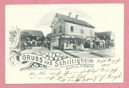 Delcampe - 67 - GRUSS Aus SCHILTIGHEIM - Küferei ARBOGAST - Tonnellerie - Forge - Attelage - Schiltigheim