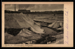 Delcampe - AK Senftenberg, Tagebau Im Senftenberger Kohlengebiet, Schienenwagen - Bergbau