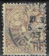 Delcampe - SELLO USADO DE MONACO 1901, YT 24 - Gebraucht