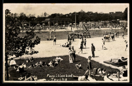 Delcampe - Foto-AK Taucha, Ansicht Vom Familienbad - Taucha