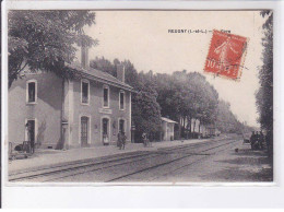 Delcampe - REUGNY: La Gare - Très Bon état - Reugny