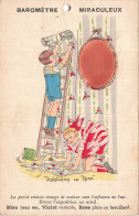 Delcampe - FANTAISIE - A Système - Baromètre Miraculeux - Installation Home - CPA - Dreh- Und Zugkarten