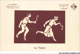 Delcampe - CAR-AAQP6-0471 - SPORT - Le Tennis. Carte A Systeme Lumineux - Tennis