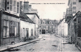 Delcampe - 45* LORRIS  Rue Des Marches Et Gendarmerie     RL59,0751 - Polizei - Gendarmerie