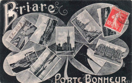 Delcampe - 45* BRIARE Â«Â porte BonheurÂ Â»  Multi Vues     RL59,0587 - Briare
