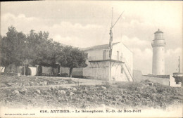 Delcampe - CPA Antibes Le Semaphore ND De Bon Port - Faros