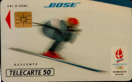 Delcampe - TELECARTE 50...BOSE...SKI - Sport