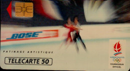 Delcampe - TELECARTE 50...BOSE...PATINAGE ARTISTIQUE - Sport