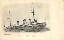 Delcampe - CPA Bateau De Guerre Du Chayla Croiseur Protege - Krieg