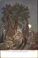 Delcampe - Jerusalem Yerushalayim Jerusalem Garten Gethsemane Garden Jardin Kuenstler F. Pe - Israel