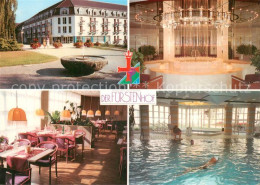 Delcampe - Bad Pyrmont Der Fuerstenhof Klinik Trinkbrunnen Gastraum Hallenbad - Bad Pyrmont