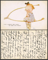 Delcampe - MABEL LUCIE ATTWELL Old Postcard Dowsing Divining Rod - Wish To See You Soon 746 - Non Classés