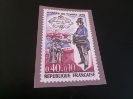Delcampe - BELLE CARTE PRE-IMPRIMEE TIMBRE SUR CARTE "JOURNEE DU TIMBRE 1970 ..FACTEUR DE VILLE EN 1830".. - Post & Briefboten