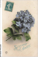 Delcampe - AKXP2-0144-VOEUX - Souvenir De L'amitie - Fleurs - Sonstige & Ohne Zuordnung